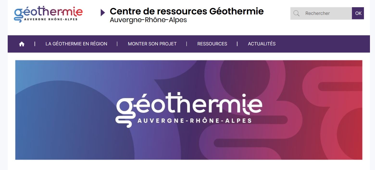 site web géothermie aura
