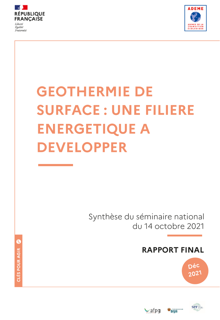 synthèse séminaire géothermie de surface ademe 2021