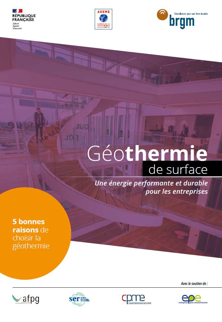 couverture brochure 5 bonnes rzisons de choisir la géothermie de surface pour les entreprises
