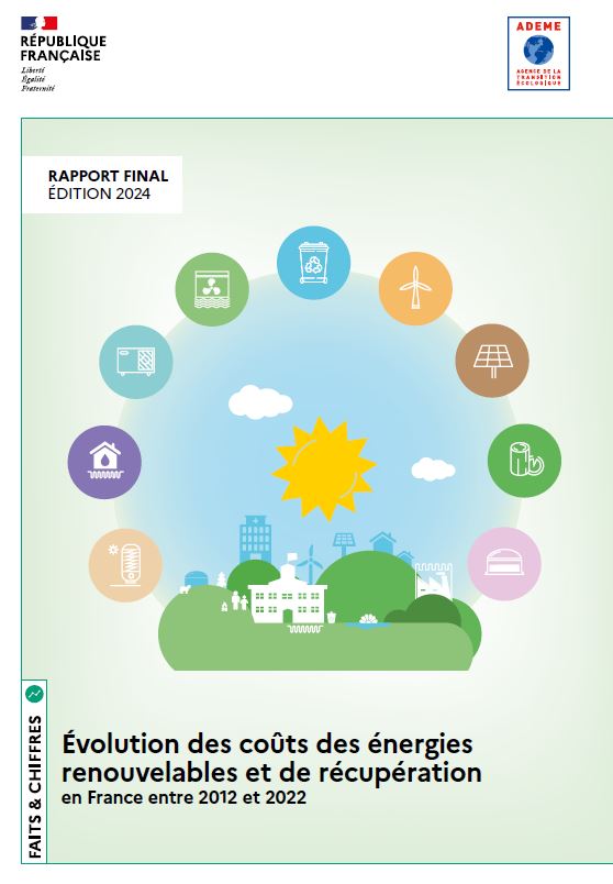 couverture étude 2025 ADEME coûts des ENRR en France métropolitaine