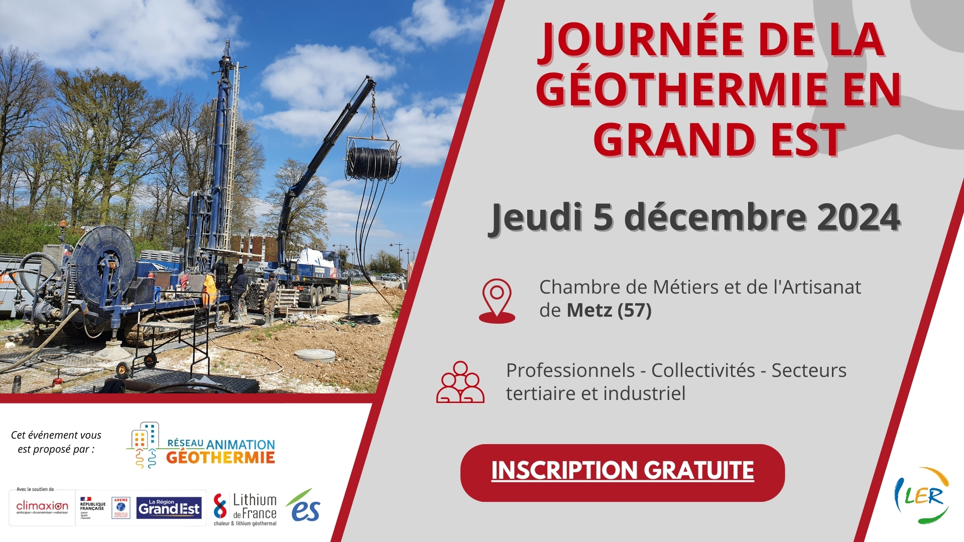 invitation journée de la géothermie Grand Est 2024