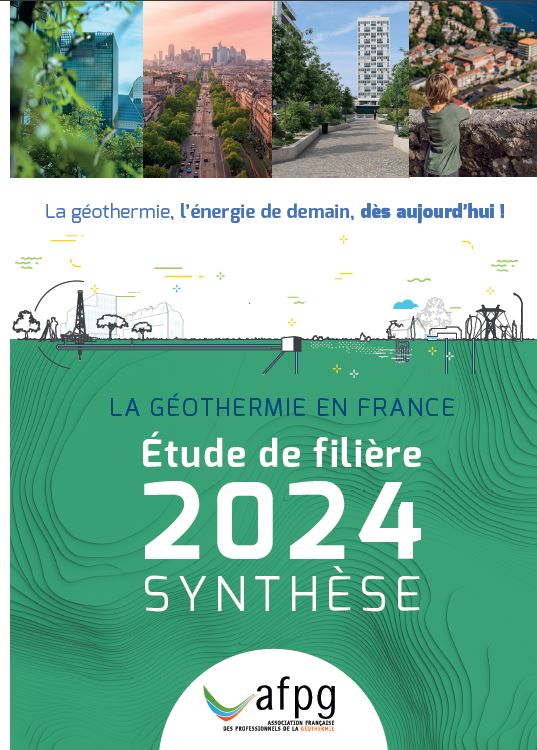 synthèse étude de filiere geothermie 2024 afpg